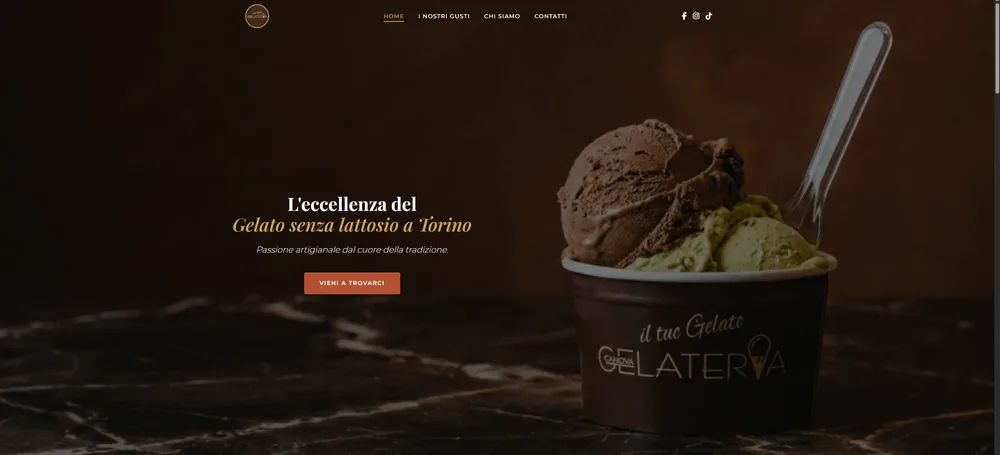 Gelateria Canova — Digital Experience